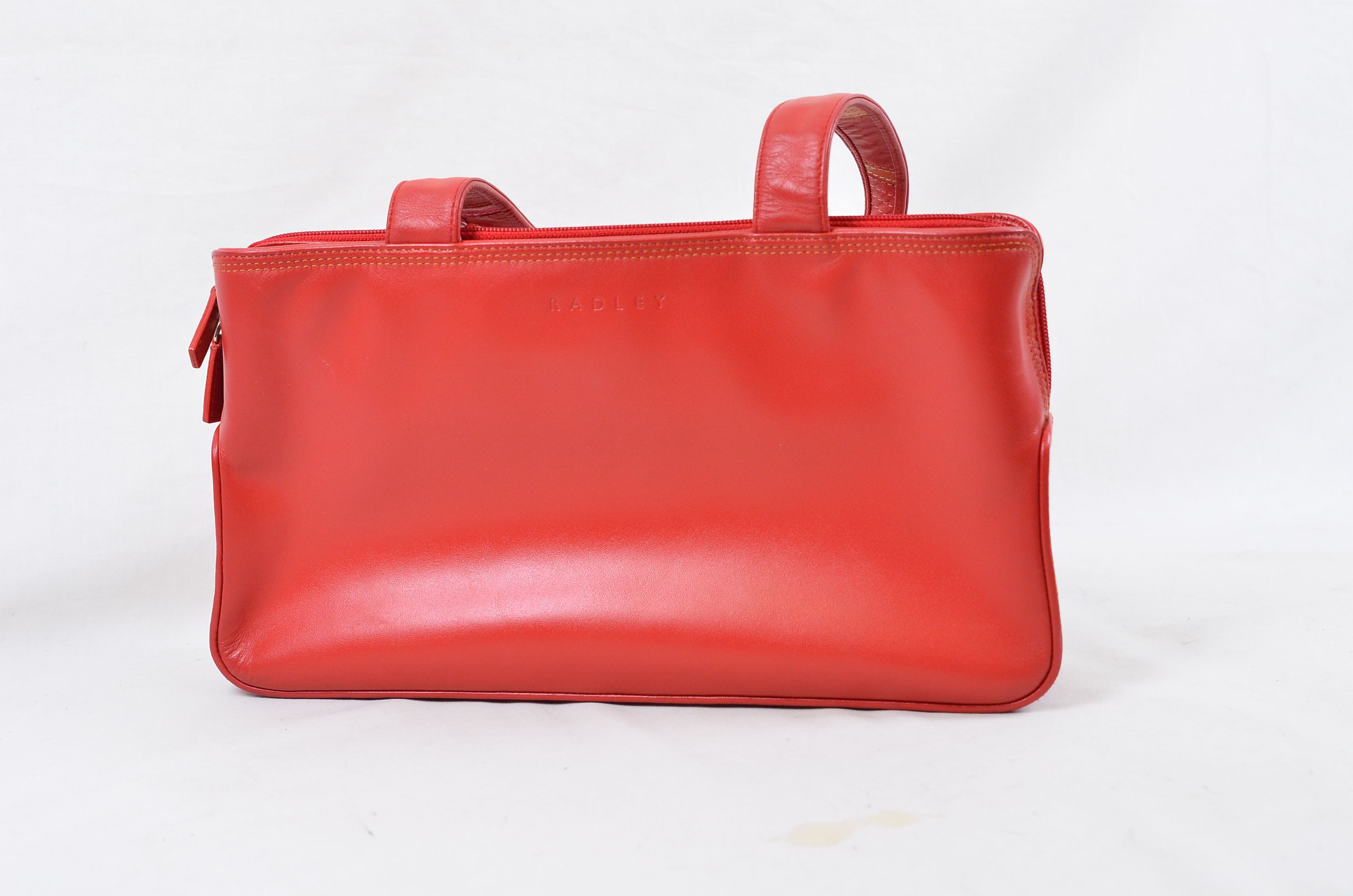 SOLD - Radley Red Leather Handbag Development Sample | ARHC eBay Store